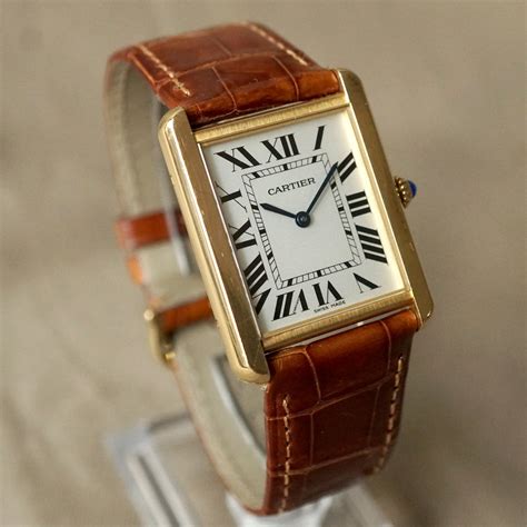 mens cartier tank solo